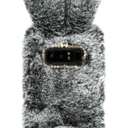 Bunny Fur Grey Case Note 8 - Bling Cases.com