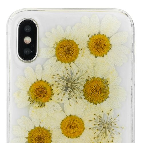 Real Flowers White Case Iphone XS MAX - Bling Cases.com