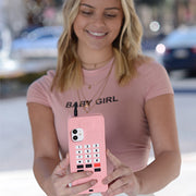 Brick Cell Phone Skin Pink Iphone 7/8 Plus