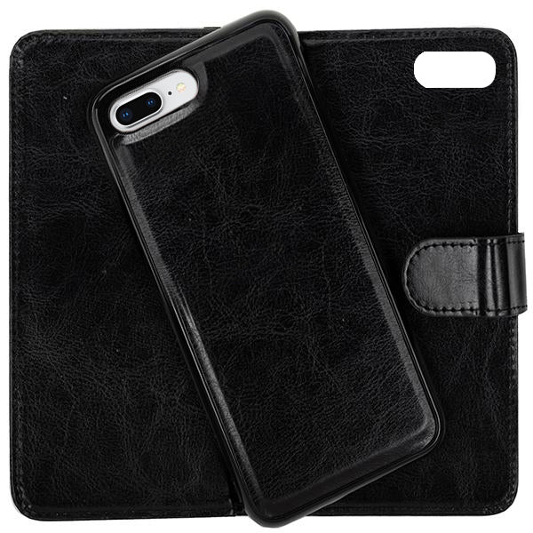 Detachable Wallet Black Iphone 7/8  Plus