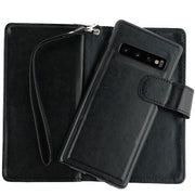 Detachable Fur Black Wallet Samsung S10 Plus