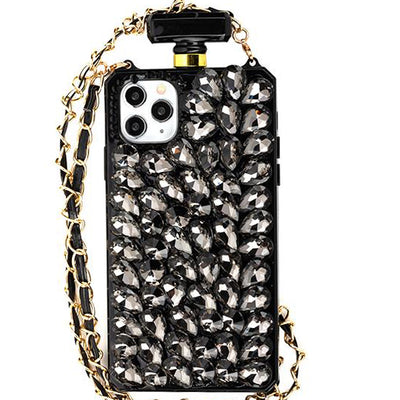 Handmade Bling Black Bottle Case Iphone 11 Pro Max