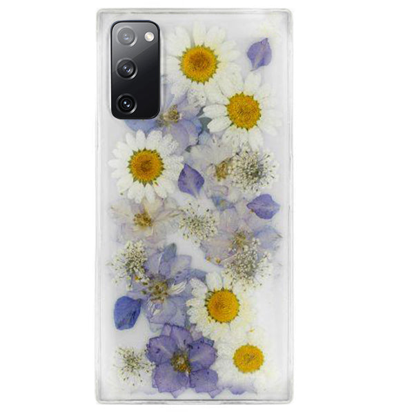 Real Flowers Purple Case Samsung S20FE
