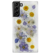 Real Flowers Purple Case Samsung S22